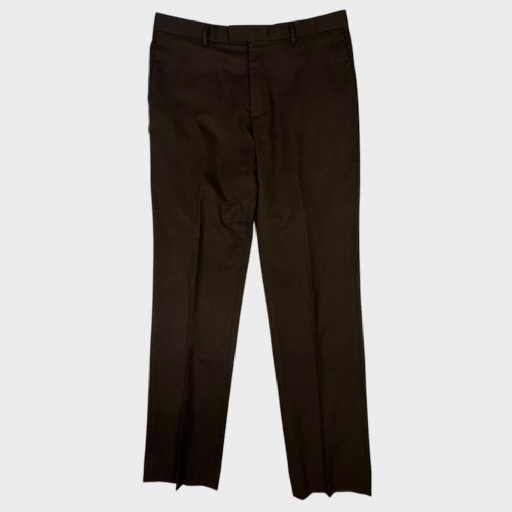 Banana Republic Slim Fit 34 x 34 Black Mens Pants Polyester Rayon Spandex